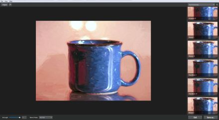 Toapz Impression - rozhraní aplikace