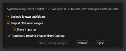14101601_202_Capture_One_Pro_8_Synchronize_Folder_dialog_box